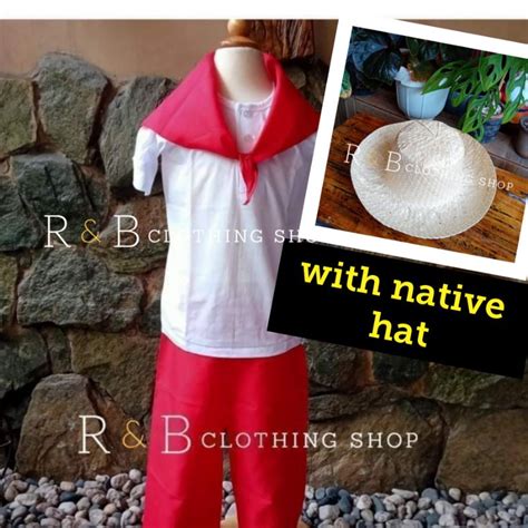 katipunero costume|Katipunero costume with or with out hat for kids and adult.